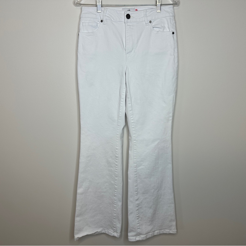 CAbi White Trouser Jeans | #5880 Slight Flare - Picture 2 of 15